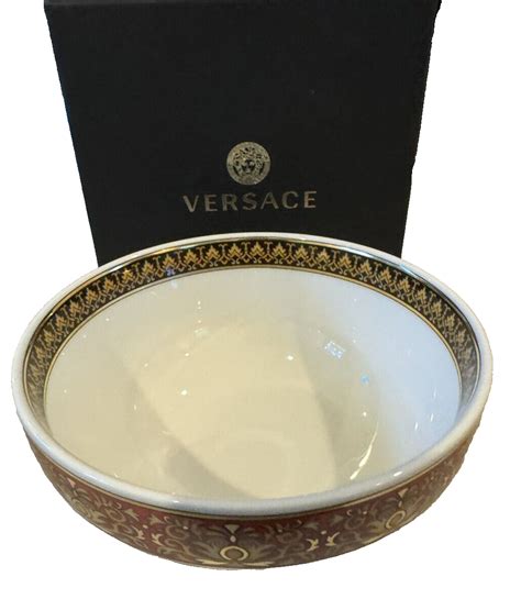 Rosenthal Versace Asia Medusa 2 x Rice Bowl 12 cm New